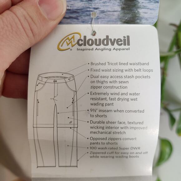 NWT Cloudveil Women’s Tan Damsel Wading Pants Size 10 - Picture 4 of 14
